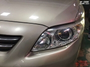【廣州礪光車燈】豐田-老款卡羅拉大燈升級(jí):海拉5+歐司朗