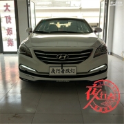 石家莊專業(yè)汽車燈光升級改裝現(xiàn)代名圖車燈改裝雙光透鏡...
