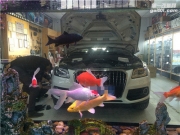 衡水兄弟汽車音響-奧迪Q5升級翼子板隔音
