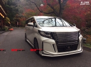 [外觀] 豐田埃爾法El method改裝silk blaze 大包圍 2016新款前后杠尾翼