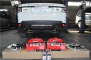 路虎攬勝改裝brembo GT六活塞剎車套裝