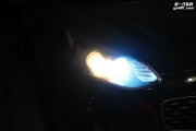 起亚KX5改装大灯合肥前大灯改装氙气车灯红恶魔眼日行灯