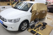 崇明汽車音響改裝 上海音豪雪鐵龍愛麗舍改裝德國伊頓POW1...