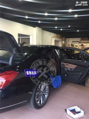 福建廈門奔馳改裝S320加全套柏林之聲音響+威固膜