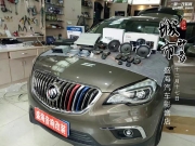丹東盛海汽車影音-別克昂科威升級(jí)法國勁浪PS165V1