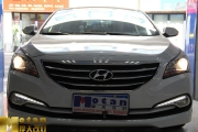合肥改燈--現(xiàn)代名圖原車頭燈改裝海拉5案例