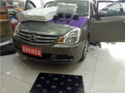 丹東盛海汽車影音-日產(chǎn)軒逸升級(jí)英國(guó)BAF超薄低音