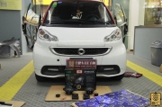 奔馳Smart音響改裝喜力仕20周年紀(jì)念版L62c---合肥車音匯
