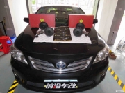卡羅拉升級初級尼諾帕克N3.2音響系統(tǒng)——深圳前沿車改