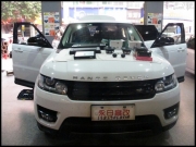 路虎攬勝丹麥丹拿S342三分頻音響改裝——佛山汽車音響改裝