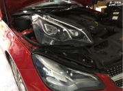 奔馳E260L改燈】老款改裝新款全LED大燈、LED尾燈、實心標案例