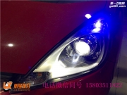 太原本田飛度大燈改裝小糸LED雙光透鏡