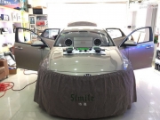 桃城汽車音響改裝 大新崇左車空間起亞K5改裝詩蔓HP4100