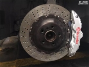 寶馬5系 升級Brembo gt 六活塞套裝 后輪加大盤
