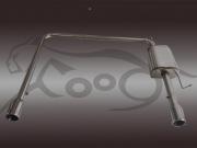 [商品--进排气]大众帕萨特B5扁鼓燕子尾改装排气管F009品牌