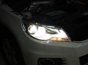 大眾途觀改裝原裝高配氙氣大燈海拉3雙光透鏡廣州佛...