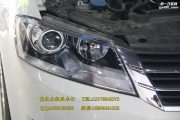 大眾朗逸朗行朗境車燈改高配款LED日行燈氙燈大燈總成【...