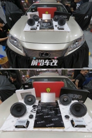 凌志汽車音響隔音改裝升級(jí)||深圳公明前沿車改汽車音響