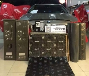 佛山寶馬535汽車隔音，俄羅斯STP全球隔音品牌——順德道聲