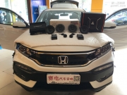 本田XRV汽車音響改裝丹拿音響+駭客功放-深圳賽電汽車音響