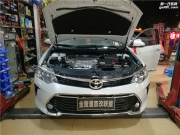 羅定金聲匯汽車音響——新凱美瑞安裝喇叭+低音+功放+處...