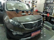 丹東盛海汽車音響-起亞智跑升級(jí)法國勁浪165A1