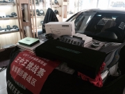淄博汽車音響改裝-八代雅閣音響改裝丹拿232+交叉火力DSP