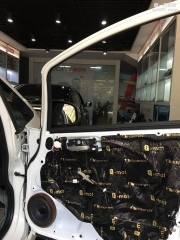 廣州新塘城市獵人汽車音響本田飛度升級巴洛克X1.62