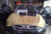 安溪汽車音響改裝 上海音豪比亞迪S7改裝伊頓POW172.2兩分頻