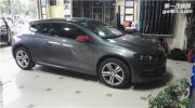大慶春龍專(zhuān)業(yè)汽車(chē)音響大眾尚酷升級(jí)阿爾派CDx-A08
