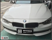 寶馬320升級法國勁浪三分頻+中道隔音 金華義烏靚典汽車音...