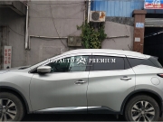 AUTOCLOVER 日產(chǎn) 樓蘭  改裝 鉑金晴雨擋 電鍍晴雨擋安裝效果圖