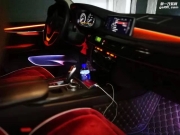 深圳寶馬X5系改裝原廠九色氛圍燈