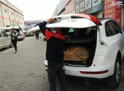 天津/奧迪Q5升級加裝倒車可視隨動軌跡影像