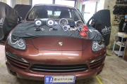 哈爾濱冠美汽車音響Porsche保時捷卡宴帶您走進音響新視界