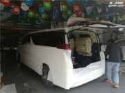 福田汽車音響改裝 深圳車樂(lè)匯阿爾法改裝丹拿 S342+美國(guó) TRU S4