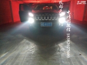 成都天下改車燈  吉普自由光升級(jí)海拉五雙光透鏡一套