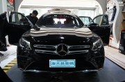 奔馳GLC300汽車(chē)音響改裝史泰格三分頻喇叭功放_(tái)重慶渝大昌
