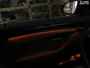 深圳寶馬X5改裝原廠九色氛圍燈