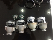 上海05-12款?yuàn)W迪A6L車燈升級改裝原廠高配大燈 海拉5透鏡