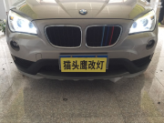 西寧改燈，寶馬X1大燈低升高，原廠編程，西寧貓頭鷹專業(yè)...