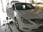現(xiàn)代索八升級(jí)樂聆汽車音響-聊城三合改裝-汽車隔音降噪