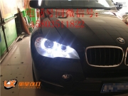 太原寶馬X5燈光升級(jí)原廠高配大燈總成