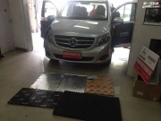 南昌原聲源專業(yè)汽車音響奔馳V260-全車隔音升級賽倫科特