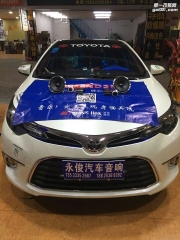 中山永俊汽車音響 豐田雷凌改裝樂聆G-661套裝喇叭