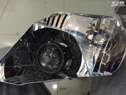 上海新霸道車燈升級改裝海拉6雙光透鏡 飛利浦燈泡 海拉4...