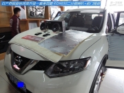 日產(chǎn)奇駿音響升級(jí)美國霸克DX650二分頻喇叭+前門2層隔音