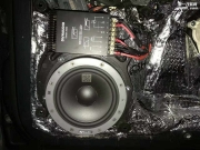 南陽源音坊汽車音響 大眾途銳汽車音響升級丹麥丹拿套裝