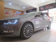 大眾帕薩特汽車音響改裝Q牌 Q65CA—西安車神汽車音響店