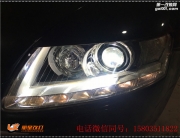 太原奧迪A6大燈改裝海拉五透鏡 歐司朗燈泡歐司朗安定